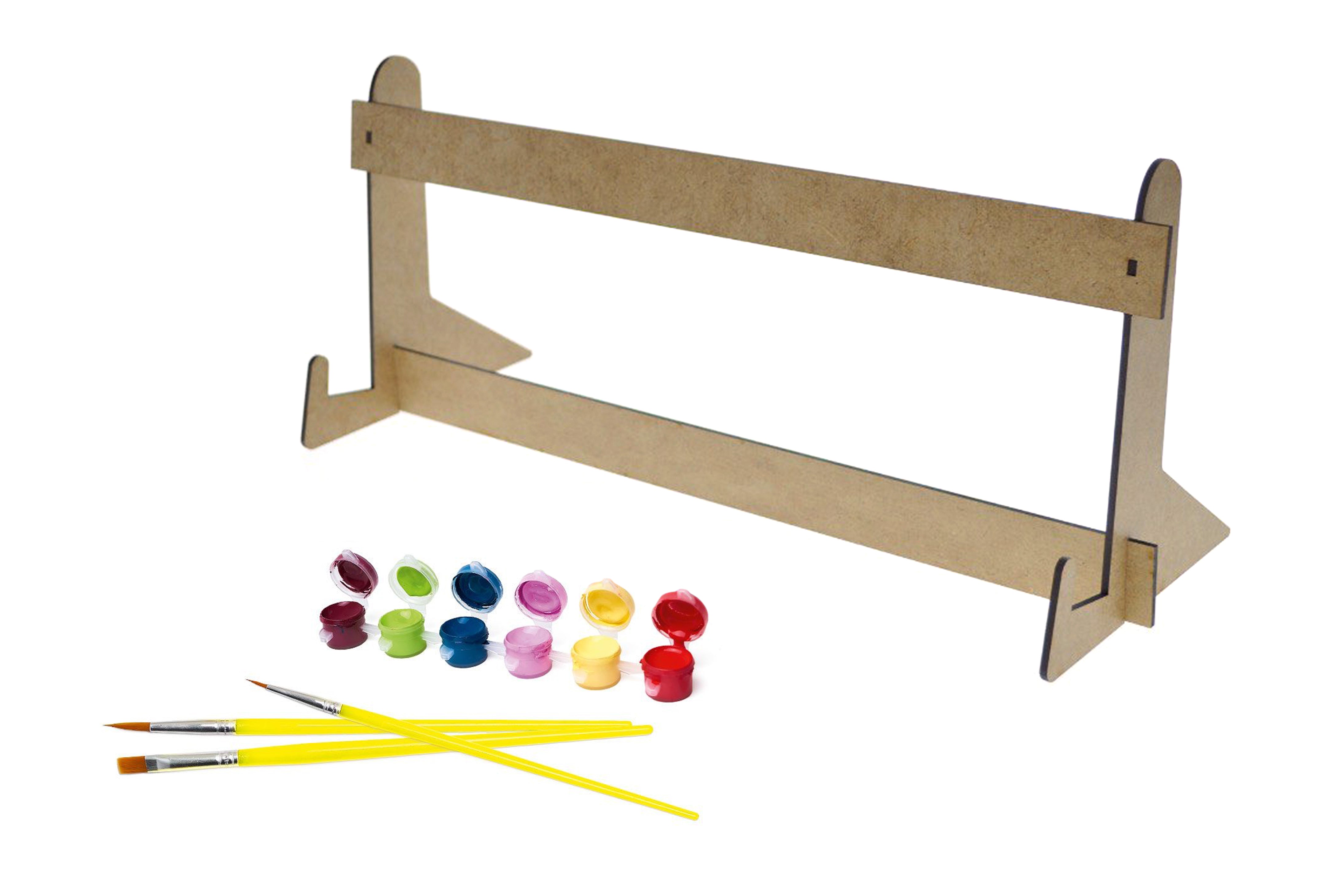 Zestaw kreatywny Obraz Malowanie po numerach 40×50 cm Sztaluga CZERWONE MAKI